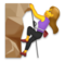 Woman Climbing emoji on LG